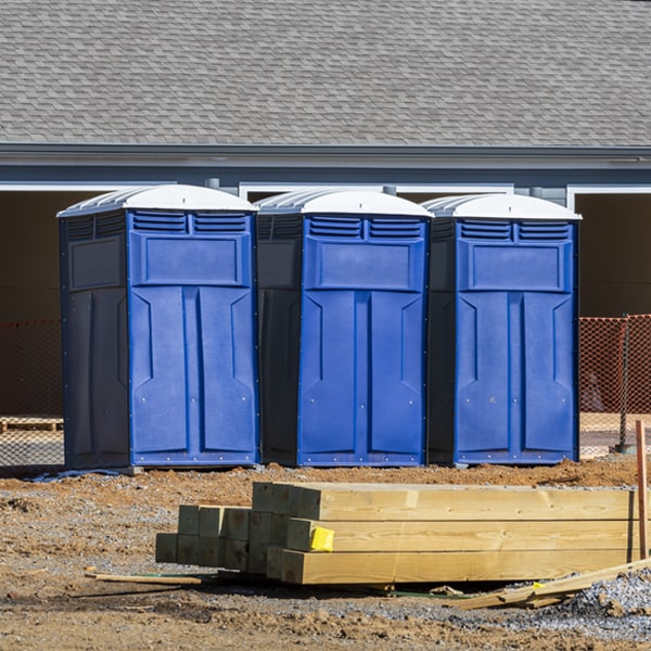 how often are the porta potties cleaned and serviced during a rental period in Berry Kentucky